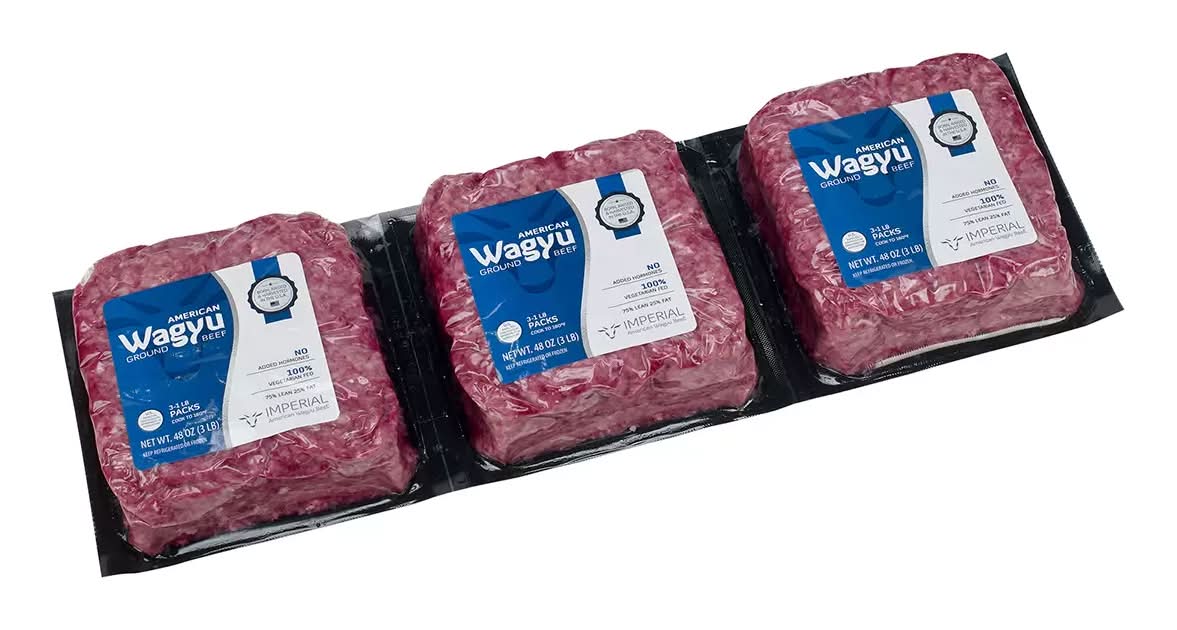 Kirkland Signature Molida de Wagyu 75 / 25 por Kilo