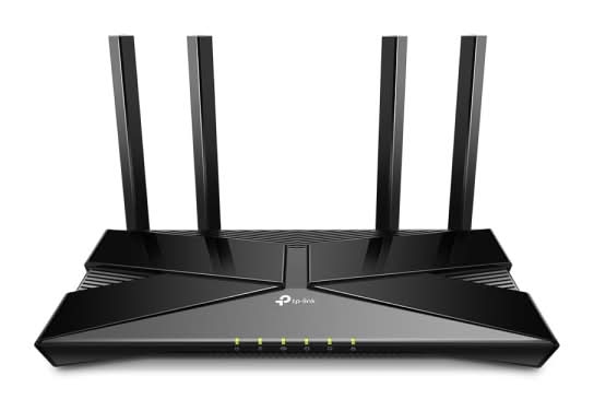 TP-LINK Archer AX1500 4-Port Wi-Fi 6 1.5 Gbps Wireless Router, Black