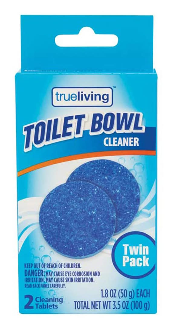 Trueliving Toilet Bowl Cleaner Tablets Twin Pack 3.5 Oz