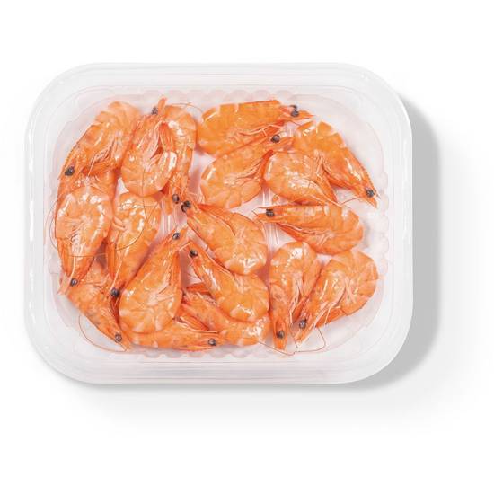 Crevettes cuites réfrigérées AUCHAN LE POISSONIER 200g