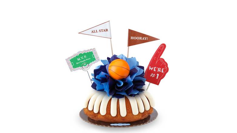 MVP – Basketball 8” Decorated Bundt Cake