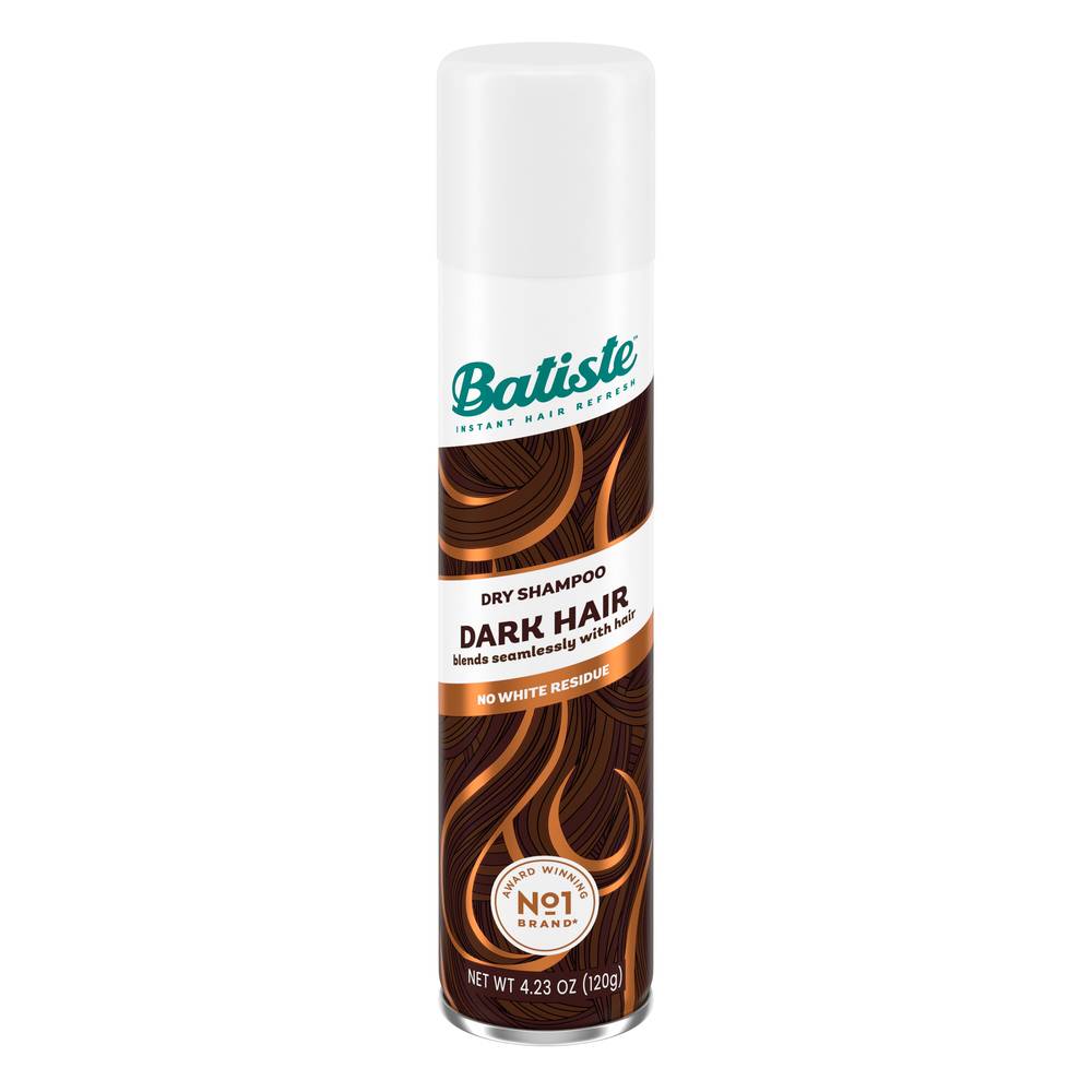 Batiste Dark Hair Dry Shampoo, 4.23 OZ