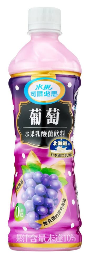 可爾必思葡萄乳酸菌飲料 <500ml毫升 x 1 x 1BOTTLE瓶>
