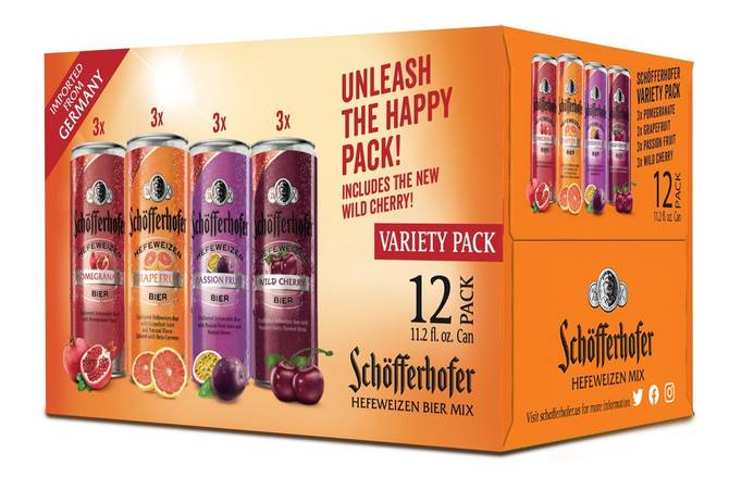 Schöfferhofer Hefeweizen Beer Variety pack (12 ct, 11.2 fl oz)