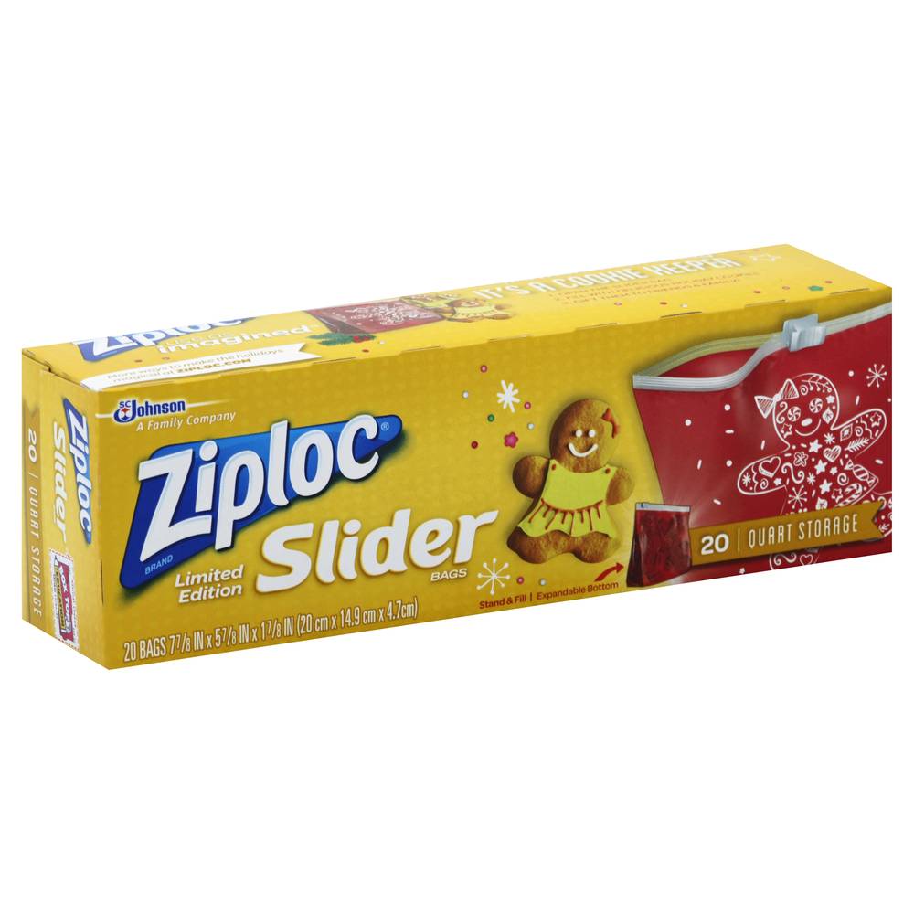 Ziploc Holiday Designs Quart Bags