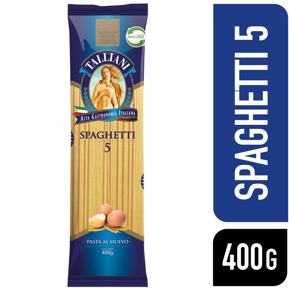 Talliani · Spaghetti n° 5 al huevo (400 g)