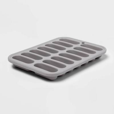 Room Essentials Silicone Ice Tray, Gray