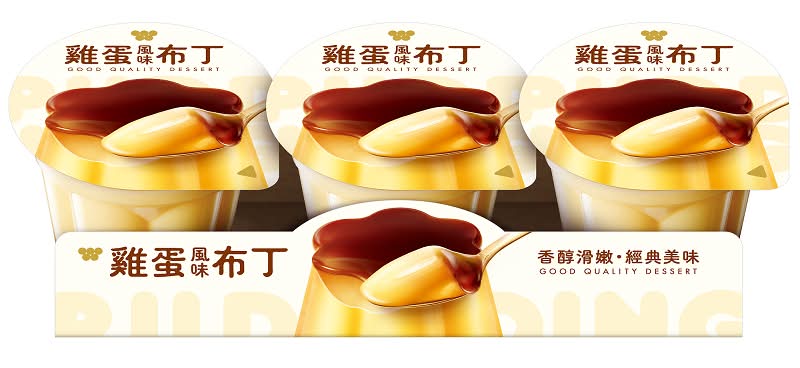 品味典藏雞蛋風味布丁-100g※實際到貨效期約4天以上 <100g克 x 1 x 3Cup杯>