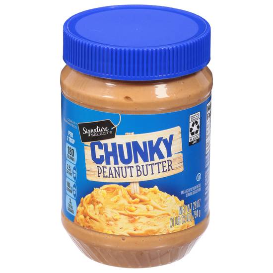 Signature Select Chunky Peanut Butter (28 oz)