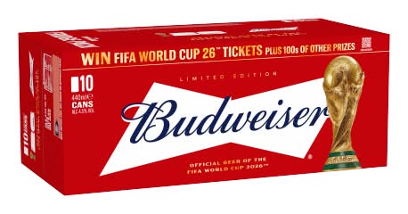 Budweiser Limited Edition Beer (10 x 440ml)
