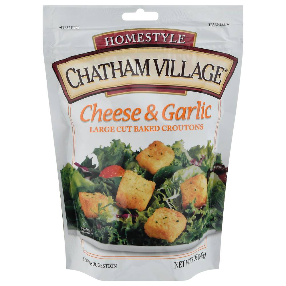 Chatham Village Cheese & Garlic Flavored Croutons (5 oz)