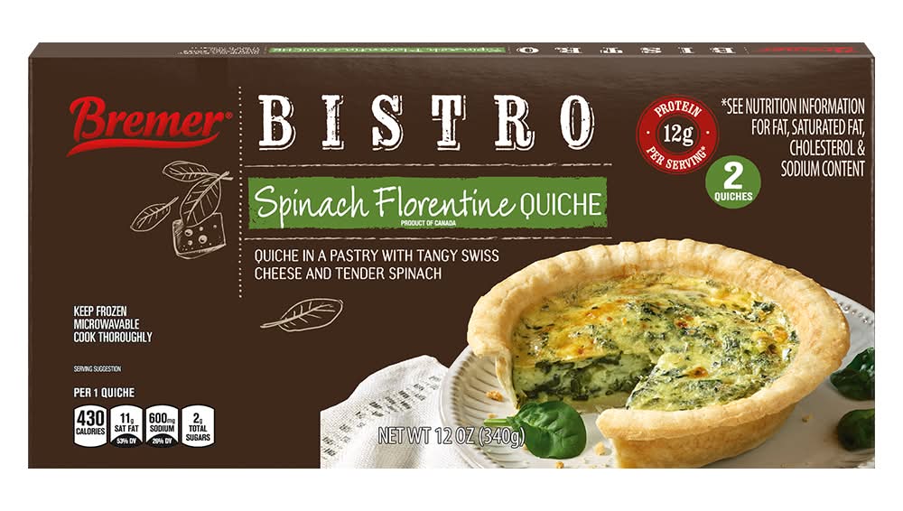 Bremer Bistro Quiche Florentine