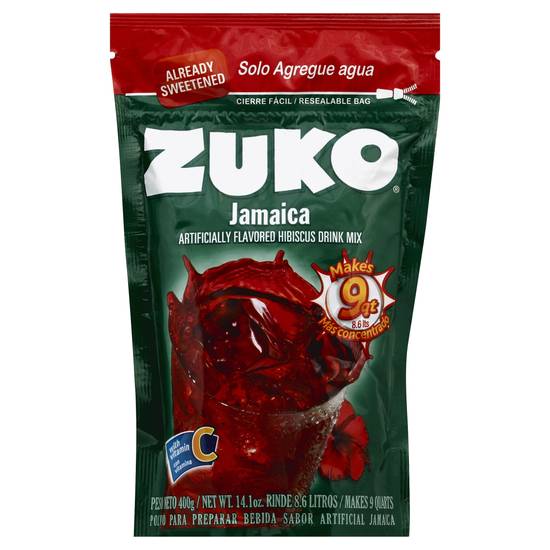 Zuko Jamaica Hibiscus Drink Mix (14.1 oz)
