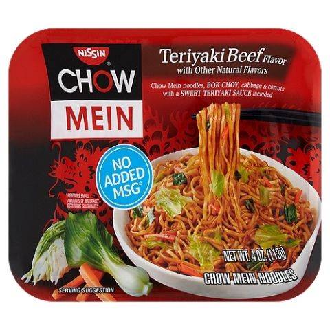 Nissin Chow Mein Teriyaki Beef 4oz
