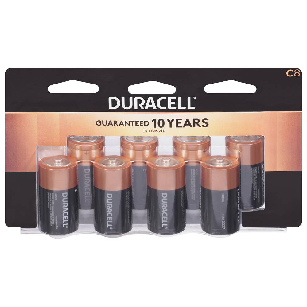 Duracell Coppertop C Alkaline Batteries (8 ct)