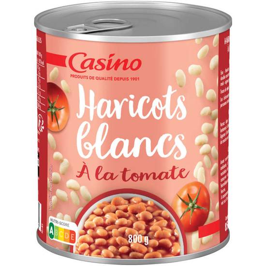 Haricots blancs à la tomate