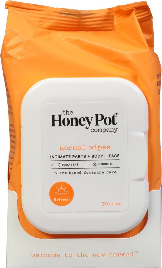 The Honey Pot Refresh Normal Wipes (30 ct)