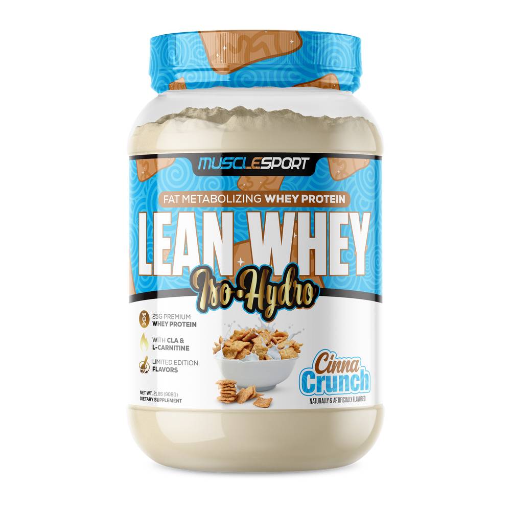 Lean Whey Iso-Hydro Protein - Cinna Crunch (26 Servings) (1 Unit(s))