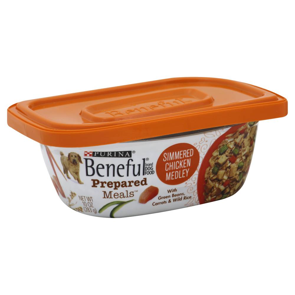 Purina Beneful Prepared Meals Simmered Chicken Medley Dog Food (10 oz)