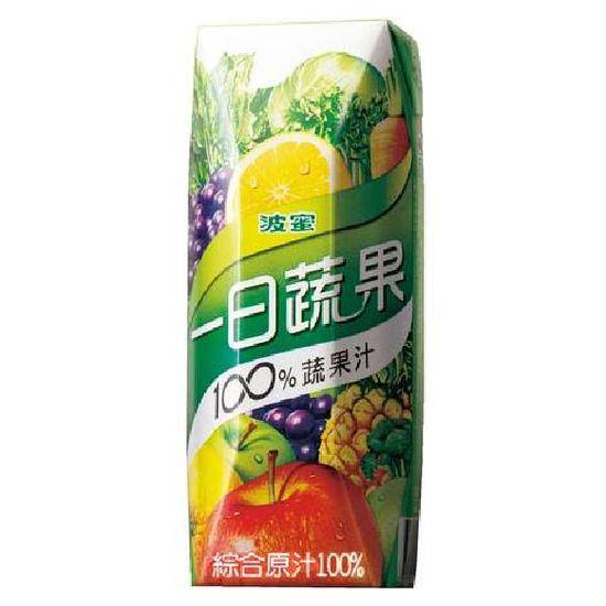 波蜜一日蔬果100%蔬果汁250ml*6入