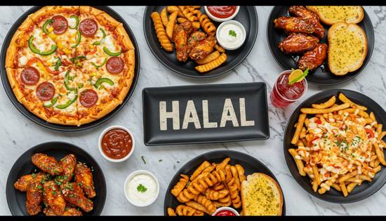 Halal pizza (Bethnal Green)