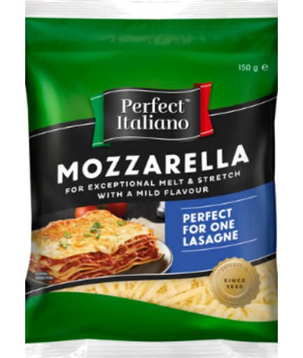 Perfect Italiano Grated Mozzarella (150g)