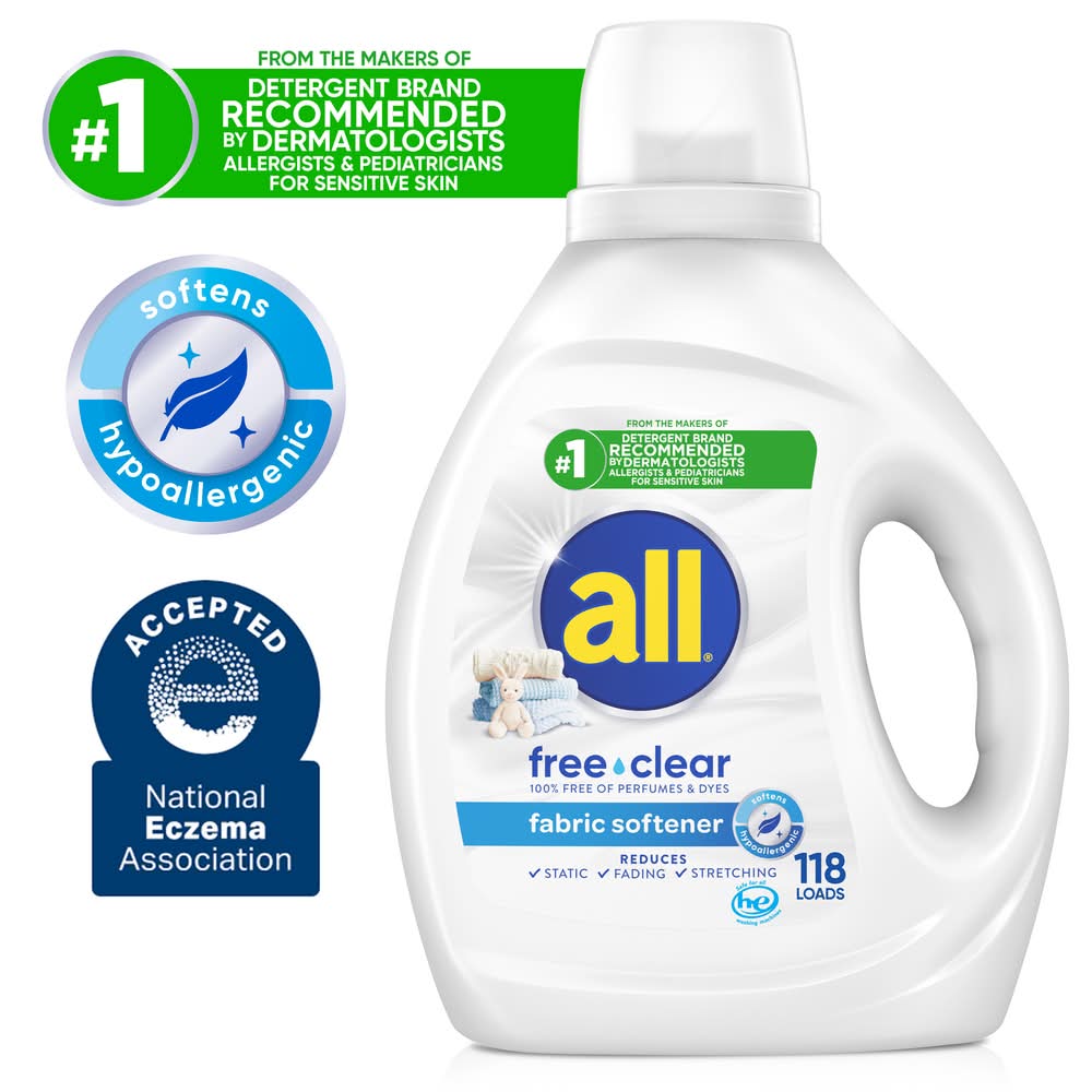 All Free Clear Liquid Fabric Softener (80 fl oz)