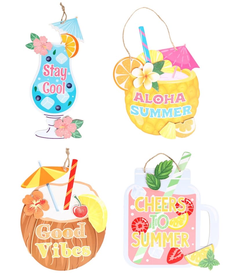 Summer-themed Juice Wall Decor, 1-ct.