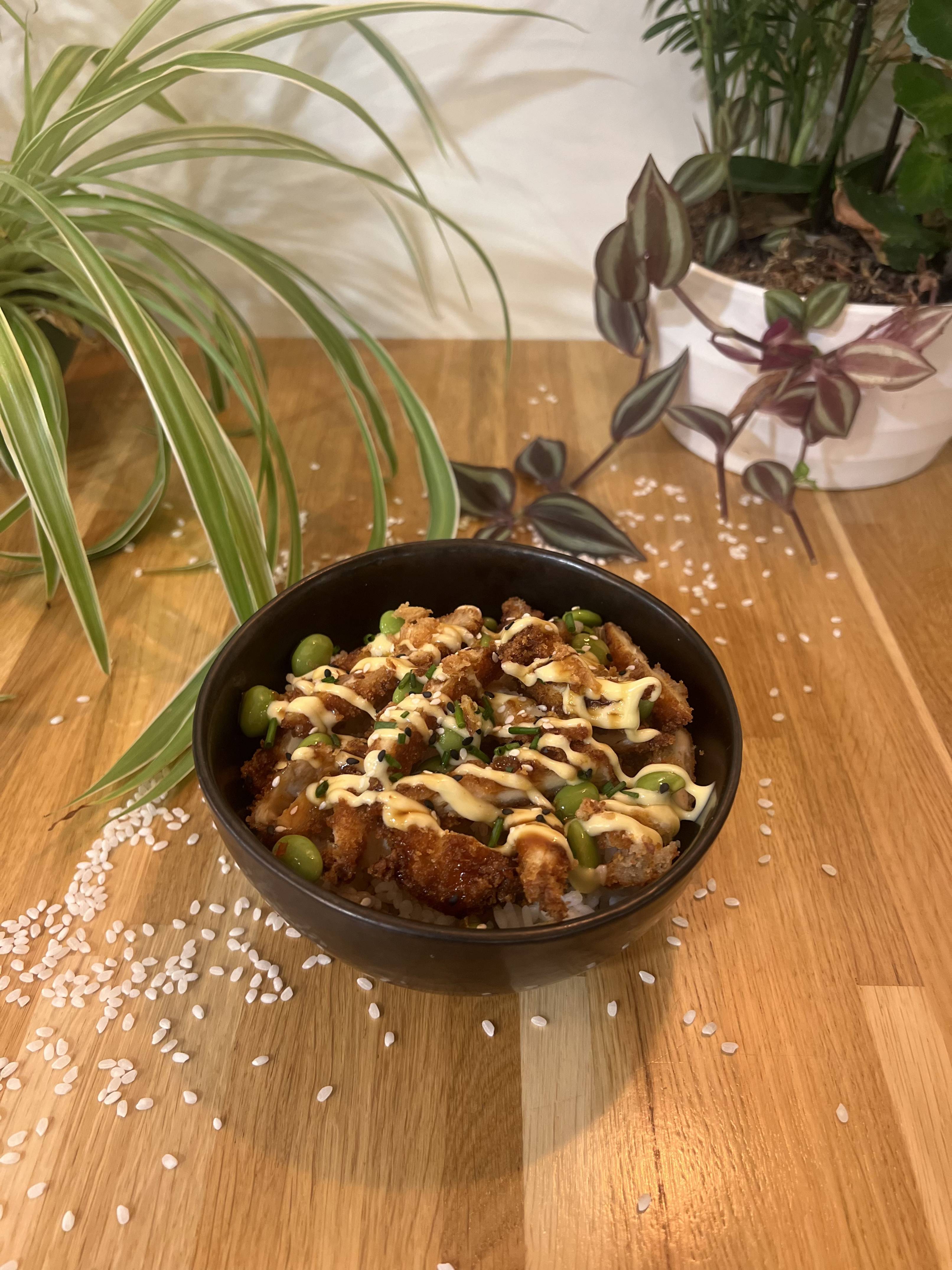 Domburi Poulet  Katsu