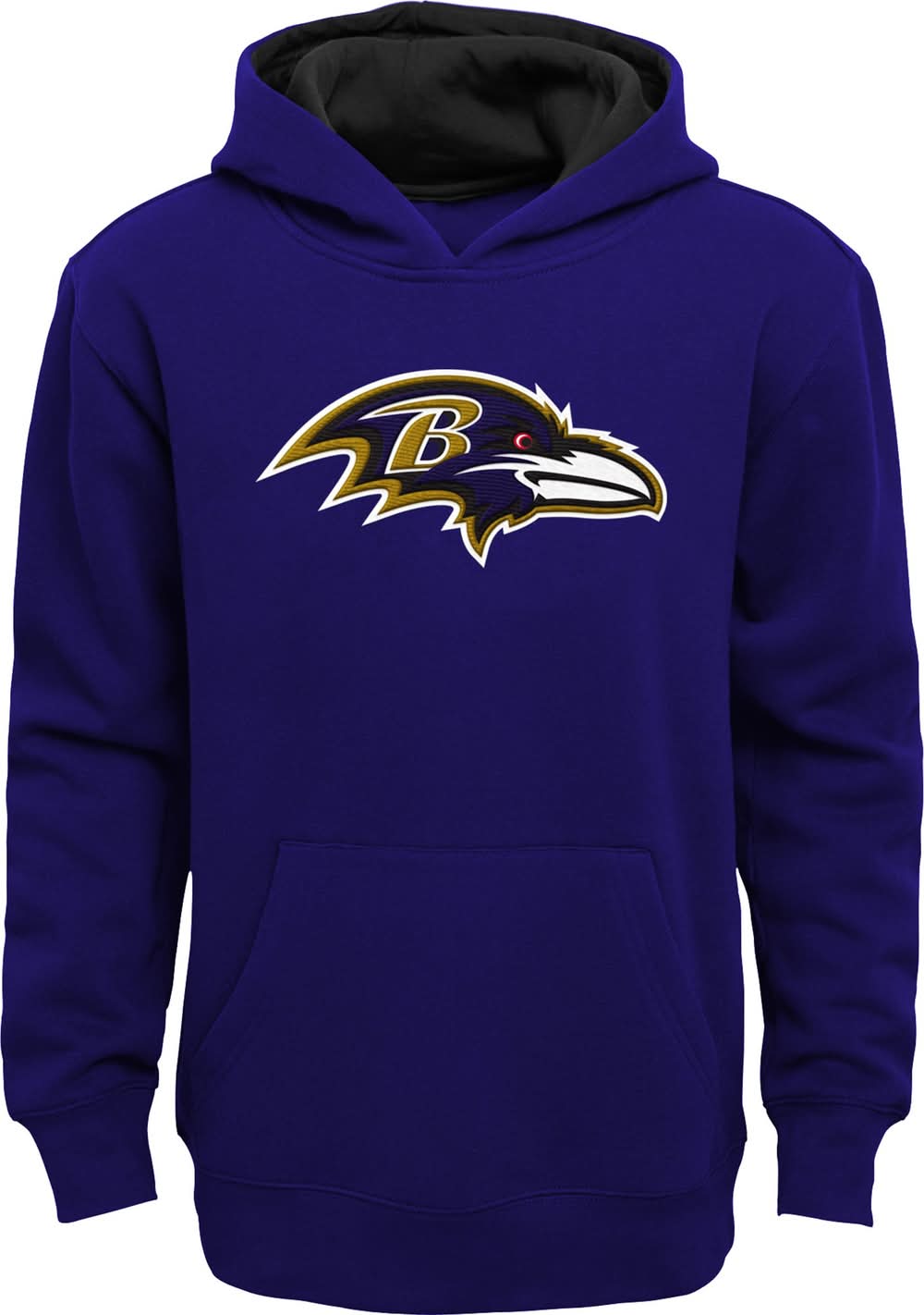 NFL Team Apparel Little Kids' Baltimore Ravens Prime Purple Hoodie (4)