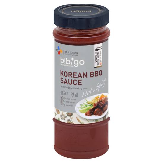 Bibigo Hot & Spicy Korean Bbq Marinade & Sauce