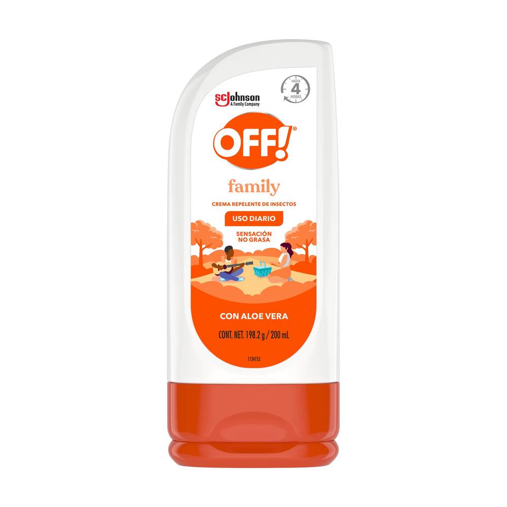 Off! repelente en crema (botella 200 ml)