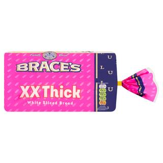 Brace'S Family Bread Luxury Xx Thick White Sliced Bread 800G