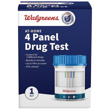 Walgreens At-Home 4 Panel Drug Test - 1.0 ea