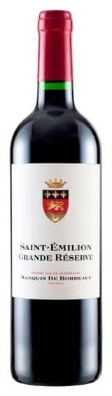 Saint-Emilion - Grande réserve vin rouge marquis de bordeaux (750ml)