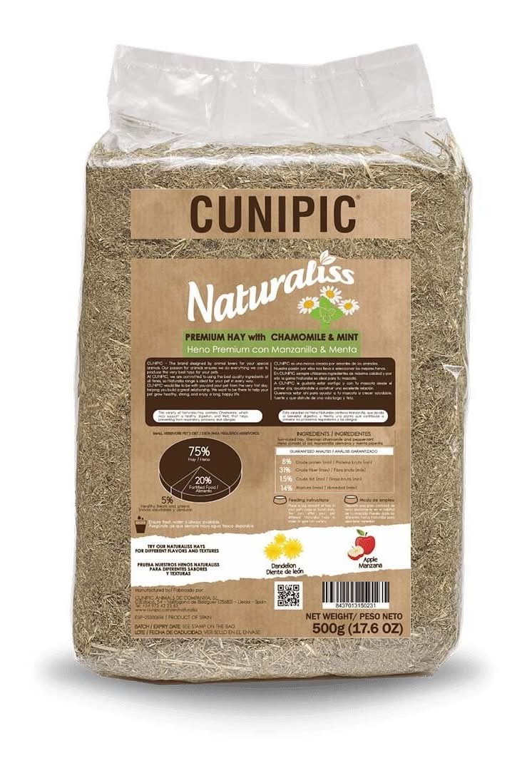 Cunipic · Naturaliss heno premium con timothy para mamíferos, Pequeños (500 g)