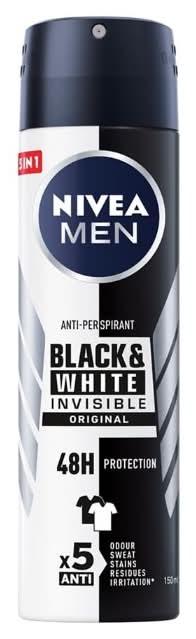 妮維雅男士止汗噴霧乾爽150Ml