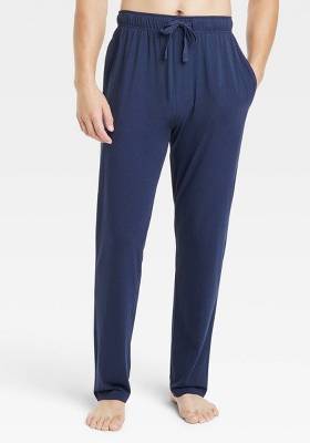 Goodfellow & Co. Cotton Modal Knit Pajama Pants, Men, L, Blue