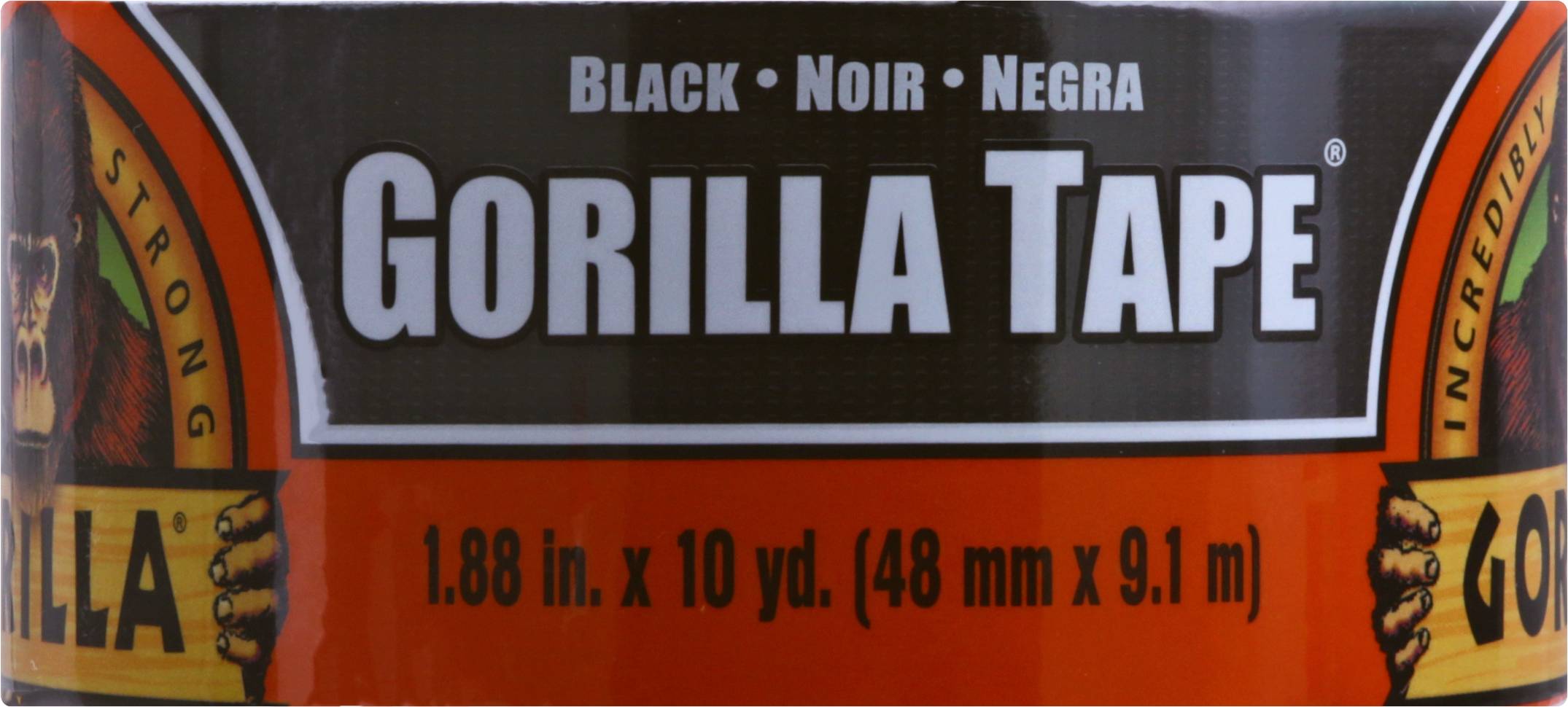 Gorilla Duct Tape, 48 mm X 9.1 m, Black (717 g)