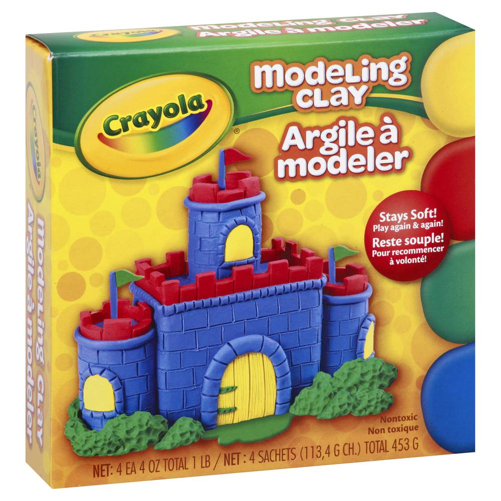 Crayola Modeling Clay (4 x 4 oz)