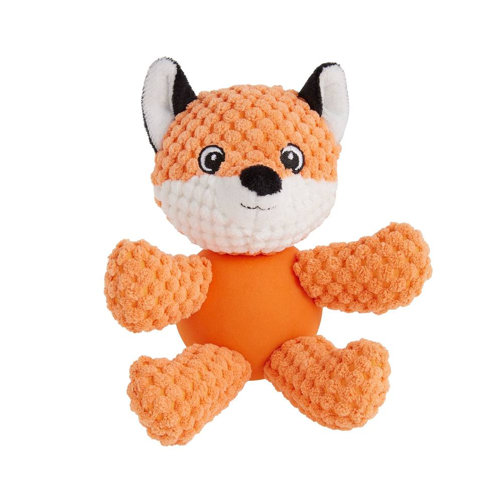 Joyhound Belly Plush Fox Squeaky Dog Toy, Small