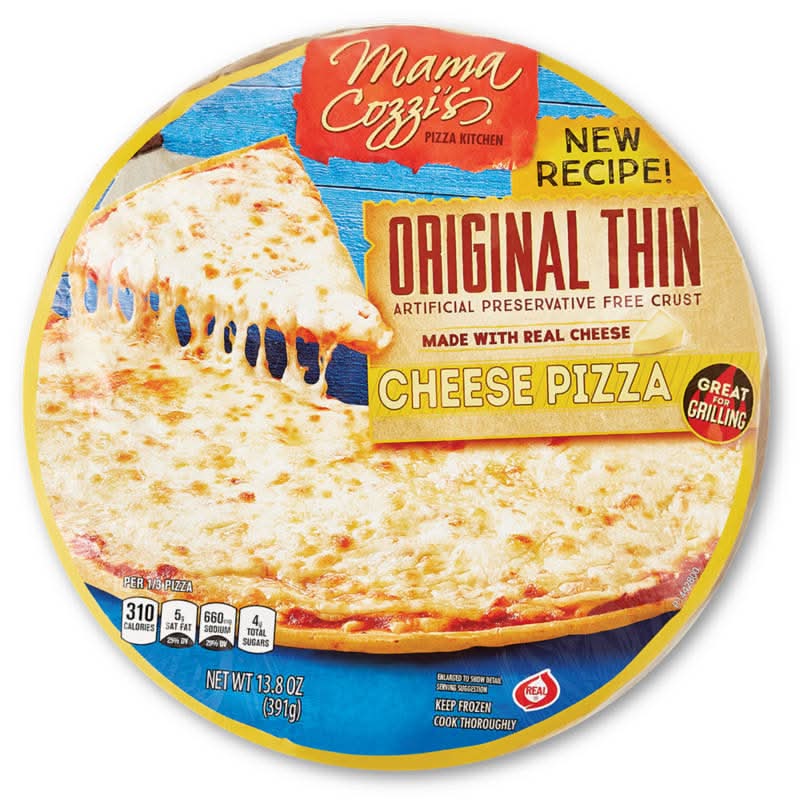 Mama Cozzi's Pizza Kitchen Original Thin Crust Pizza, Cheese (13.8 oz)