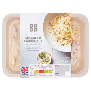 Co-op Italian Menu Spaghetti Carbonara 400g