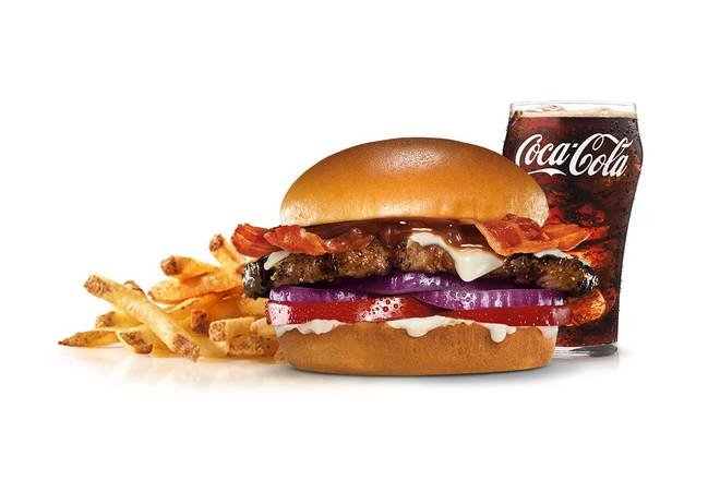Steakhouse Angus Thickburger with A.1.® Sauce Combo