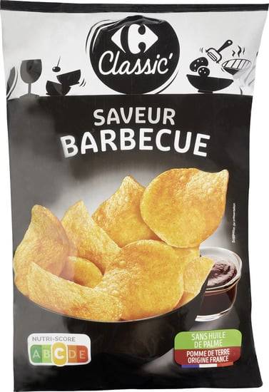 Carrefour Classic' - Chips saveur barbecue