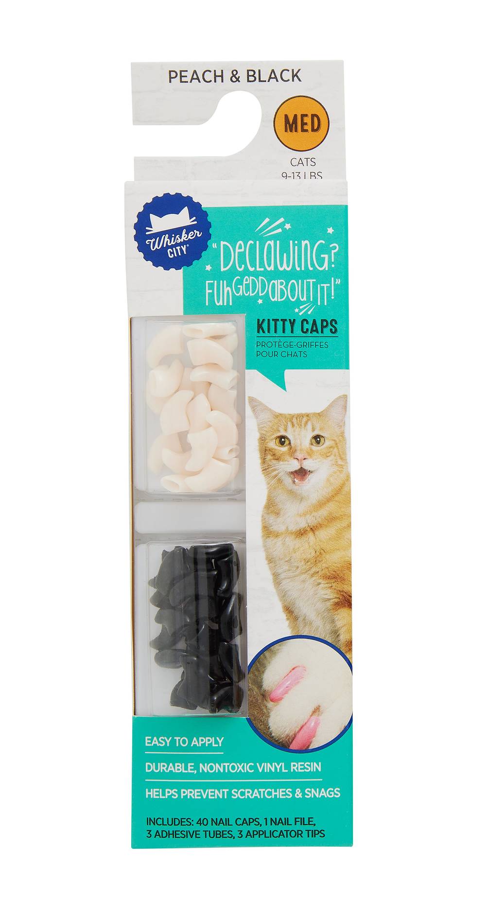 Whisker City® Kitty Caps (Color: Assorted, Size: Medium)
