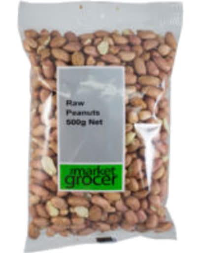 The Market Grocer Raw Peanuts (500g)