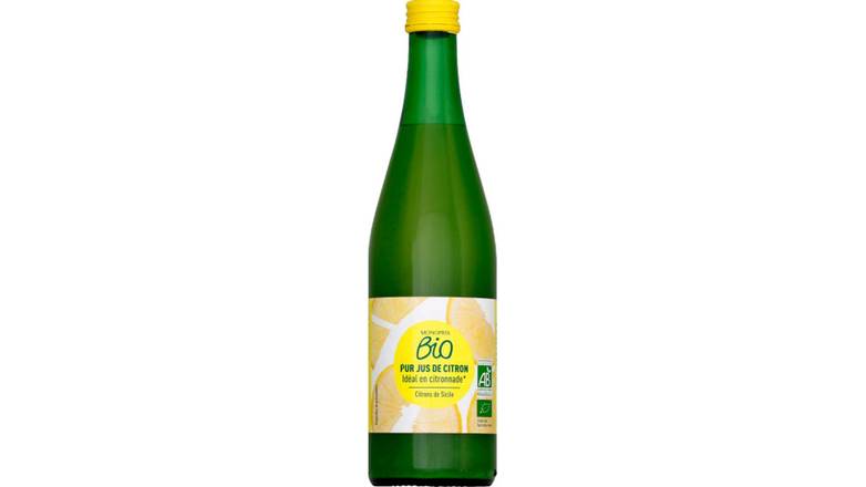 Monoprix Bio - Pur jus de fruits (500 ml) (citron)