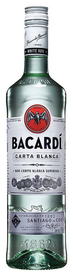 Bacardí · Ron carta blanca superior (700 ml)