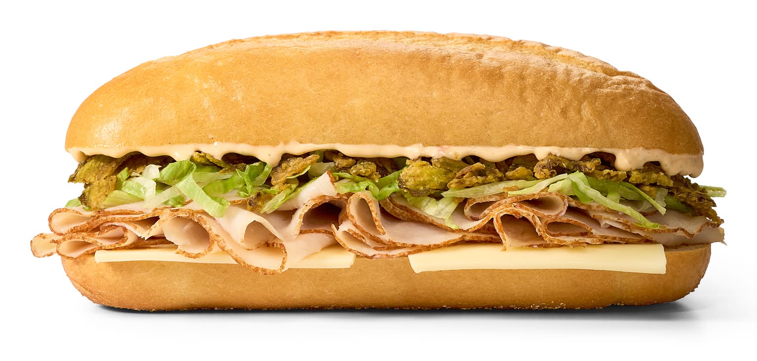 Spicy Jalapeño Ranch Oven Roasted Turkey Hoagie